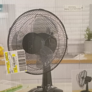 Ventilateur de Table Oscillant Mainstays 12 Pouces – 3 Vitesses